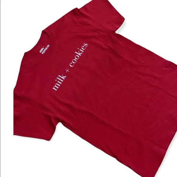 NWT Wool + Pepper Co. Milk + Cookies Christmas T-Shirt - Picture 4 of 4